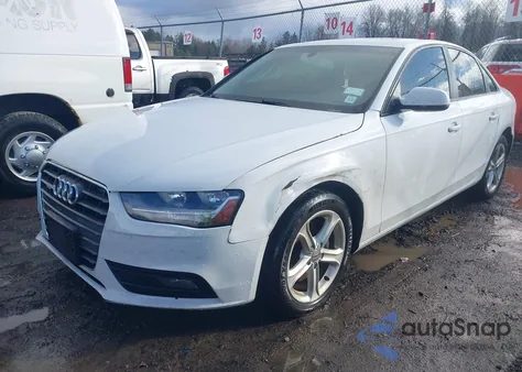 2013 Audi A4 2.0T Premium from USA, damaged, VIN WAUBFAFL7DN033081